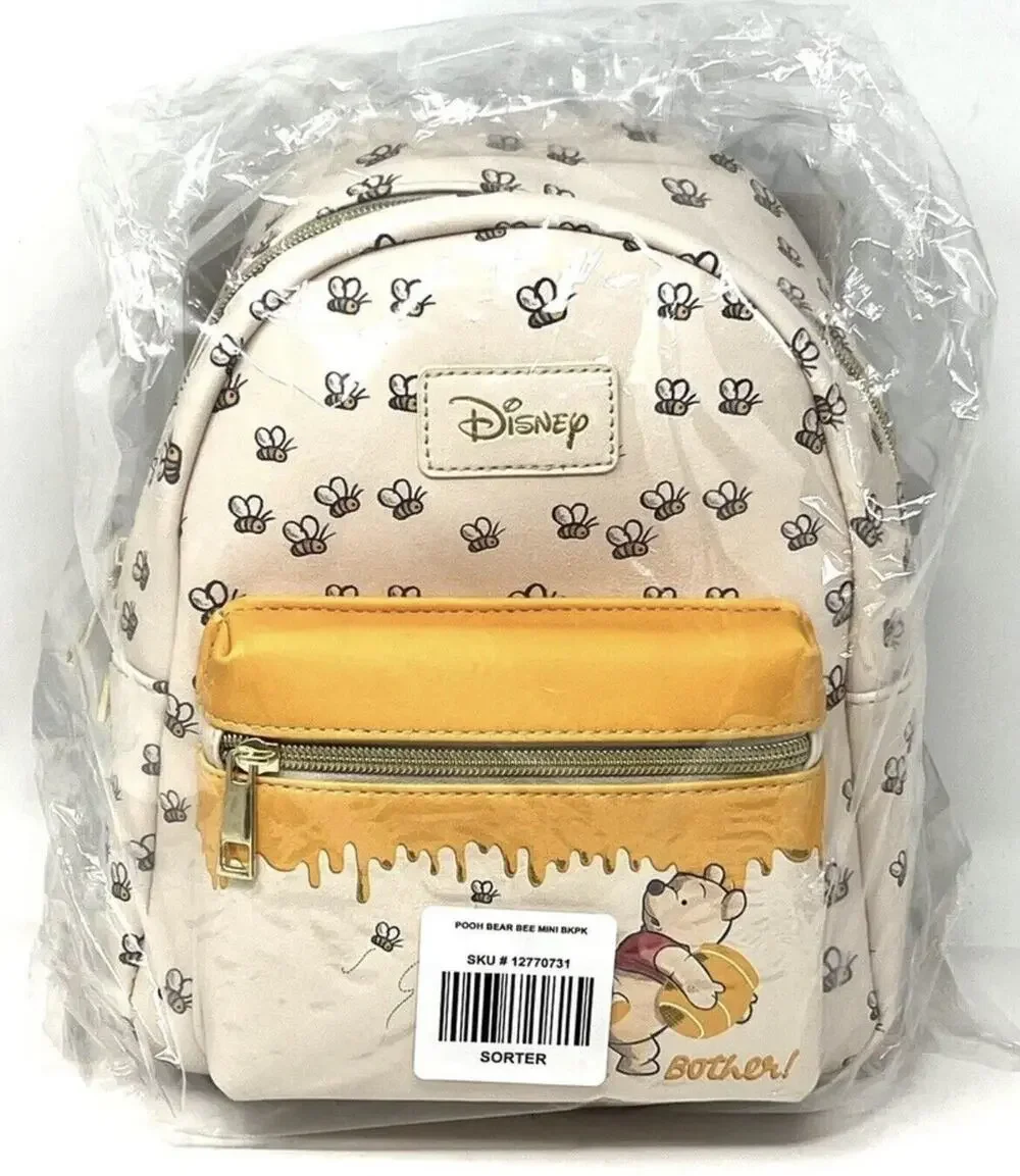 Loungefly Winnie the Pooh Mini Backpack Bees Honey Bag Oh Bother Disney NWT